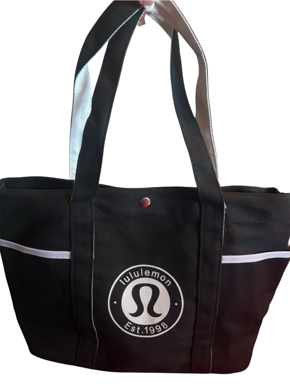 lululemon athletica Black Tote with White NWOT open box L432